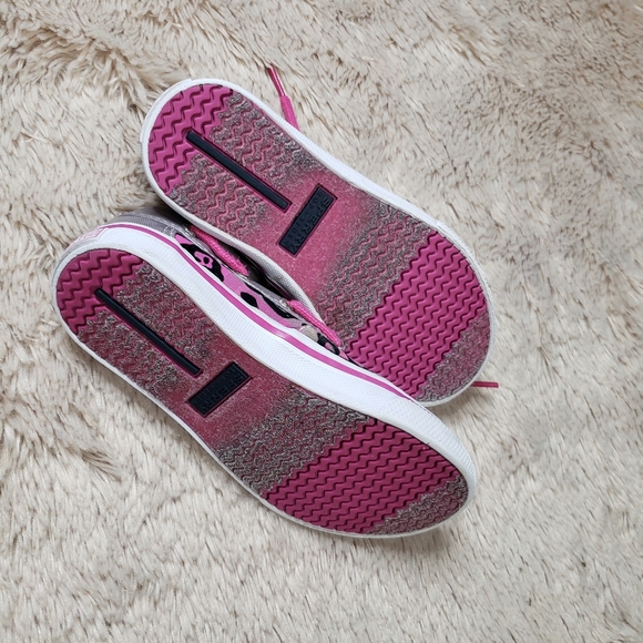 Sperry Bahama stone pink plaid leopard print shoes - Picture 4 of 8